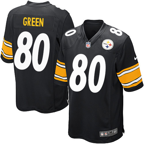 Men's Game Ladarius Green Nike Jersey Black Home - #80 NFL Pittsburgh Steelers